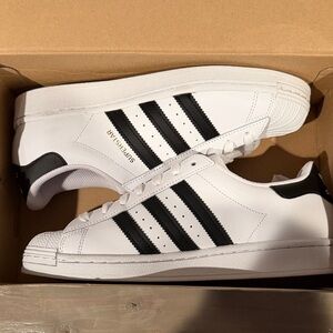 adidas Superstar White Black Sneakers